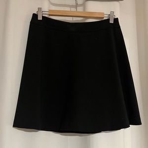 Loft black circle skirt